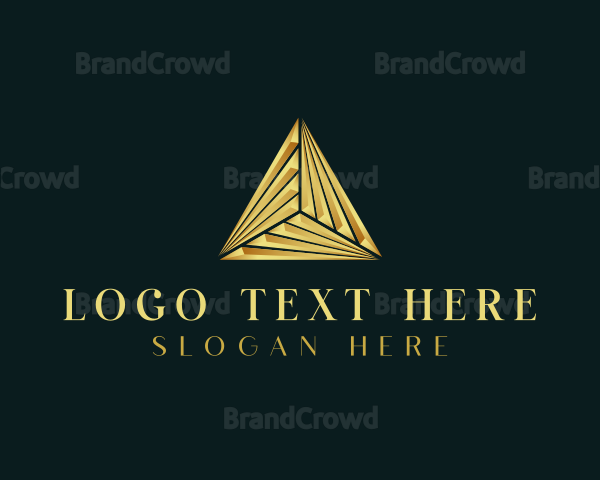 Elegant Luxe Pyramid Logo