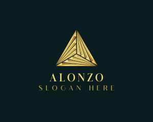 Elegant Luxe Pyramid logo design