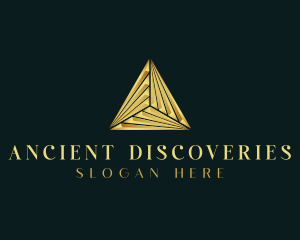 Elegant Luxe Pyramid logo design