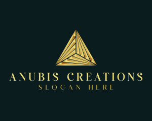 Elegant Luxe Pyramid logo design