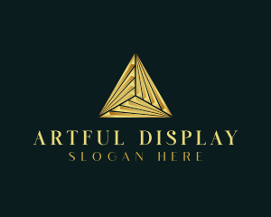 Elegant Luxe Pyramid logo design