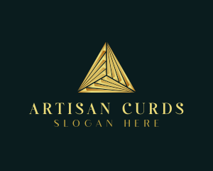 Elegant Luxe Pyramid logo design