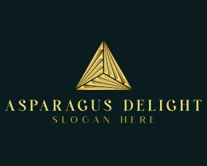 Elegant Luxe Pyramid logo design