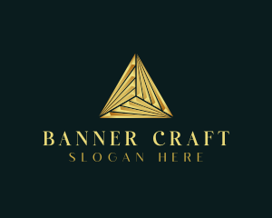 Elegant Luxe Pyramid logo design