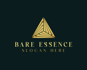 Elegant Luxe Pyramid logo design