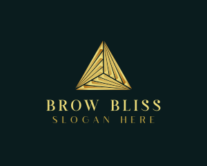 Elegant Luxe Pyramid logo design