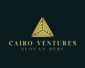 Elegant Luxe Pyramid logo design