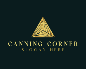 Elegant Luxe Pyramid logo design