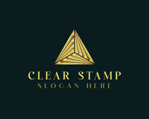 Elegant Luxe Pyramid logo design