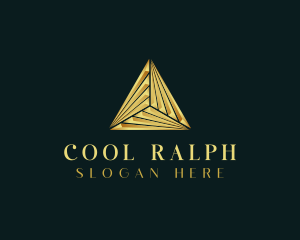 Elegant Luxe Pyramid logo design