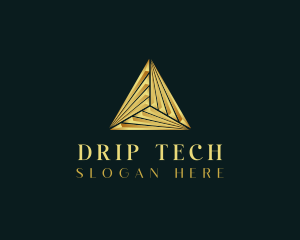 Elegant Luxe Pyramid logo design