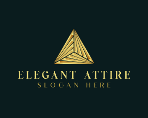 Elegant Luxe Pyramid logo design