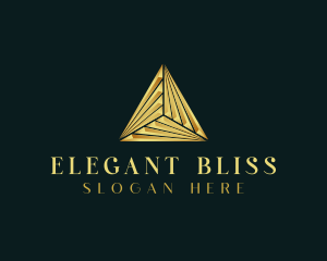 Elegant Luxe Pyramid logo design