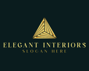 Elegant Luxe Pyramid logo design