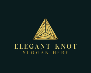 Elegant Luxe Pyramid logo design