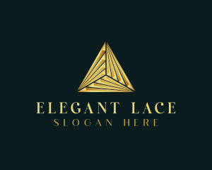 Elegant Luxe Pyramid logo design