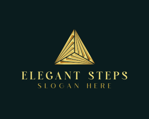 Elegant Luxe Pyramid logo design