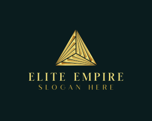 Elegant Luxe Pyramid logo design