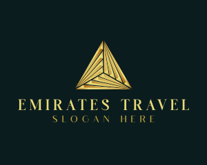 Elegant Luxe Pyramid logo design