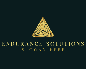 Elegant Luxe Pyramid logo design