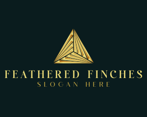 Elegant Luxe Pyramid logo design