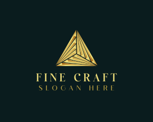 Elegant Luxe Pyramid logo design