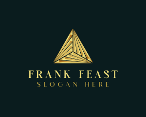 Elegant Luxe Pyramid logo design