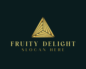 Elegant Luxe Pyramid logo design