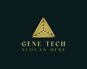 Elegant Luxe Pyramid logo design