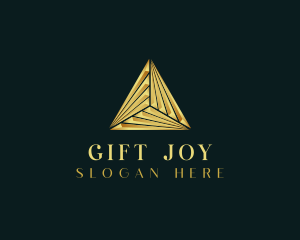 Elegant Luxe Pyramid logo design