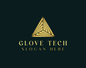 Elegant Luxe Pyramid logo design