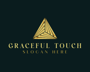 Elegant Luxe Pyramid logo design