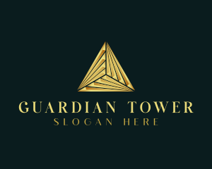 Elegant Luxe Pyramid logo design