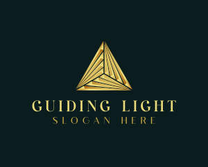 Elegant Luxe Pyramid logo design