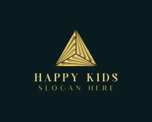 Elegant Luxe Pyramid logo design