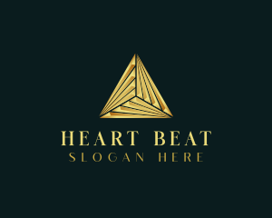 Elegant Luxe Pyramid logo design