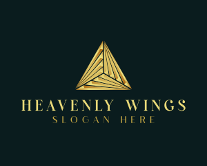 Elegant Luxe Pyramid logo design