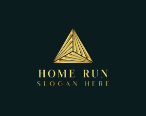 Elegant Luxe Pyramid logo design