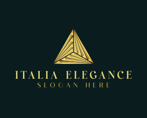 Elegant Luxe Pyramid logo design