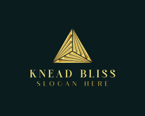 Elegant Luxe Pyramid logo design