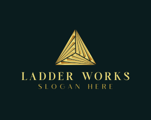 Elegant Luxe Pyramid logo design