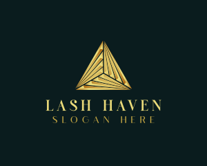 Elegant Luxe Pyramid logo design