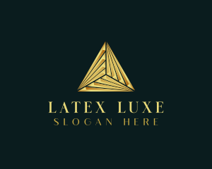 Elegant Luxe Pyramid logo design