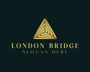 Elegant Luxe Pyramid logo design