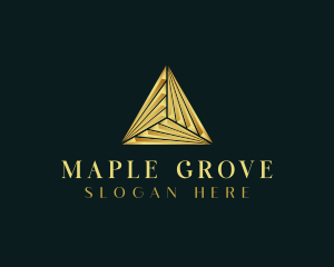 Elegant Luxe Pyramid logo design