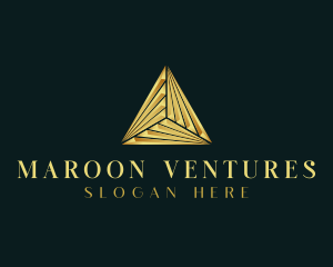 Elegant Luxe Pyramid logo design