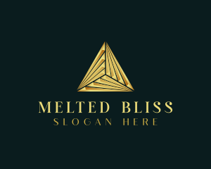 Elegant Luxe Pyramid logo design