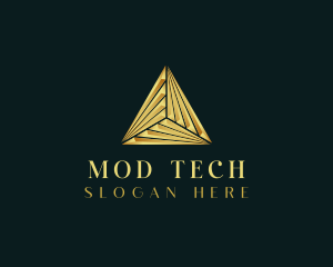 Elegant Luxe Pyramid logo design