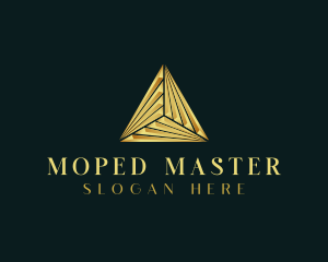 Elegant Luxe Pyramid logo design