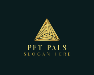 Elegant Luxe Pyramid logo design